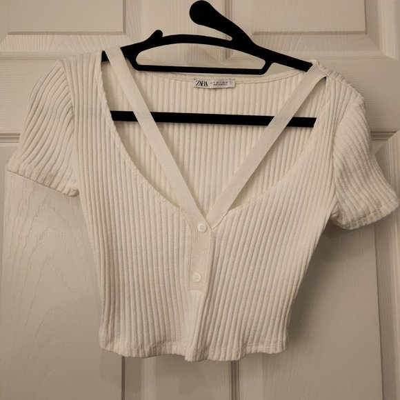 Ribbed Crop Top – Zara - Picture 2 of 2